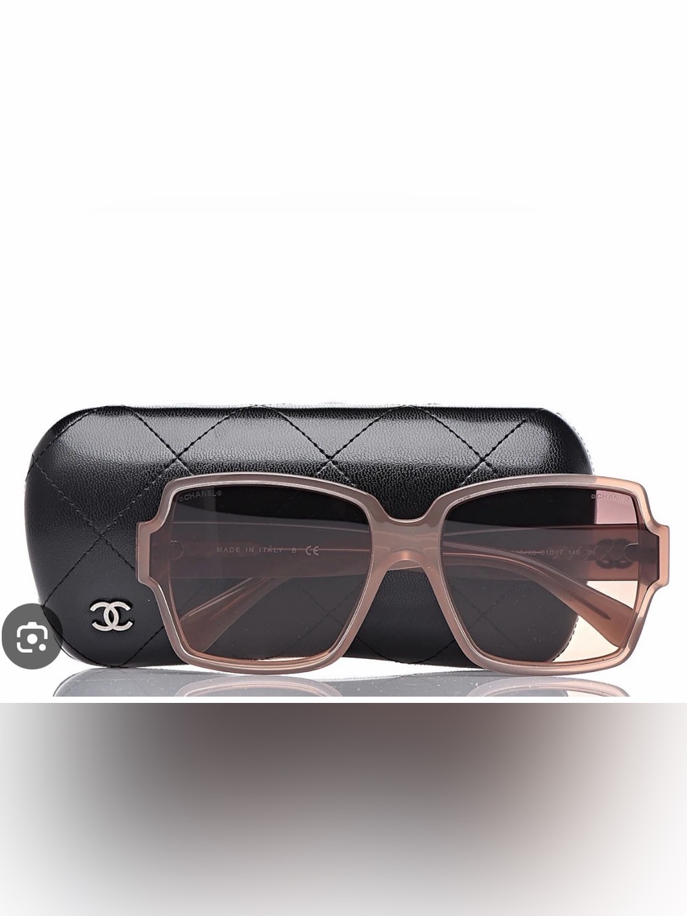 CHANEL 5385 Square Oversized Sunglasses